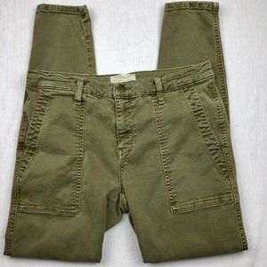 [Current/Elliott] Army Green "Go-To Bottoms" Pants